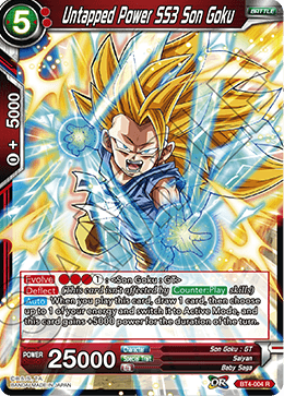 Untapped Power SS3 Son Goku BT4-004
