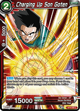 Charging Up Son Goten BT4-008