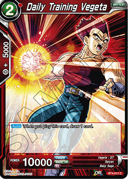 Daily Training Vegeta BT4-011