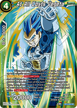 At All Costs Vegeta BT4-030