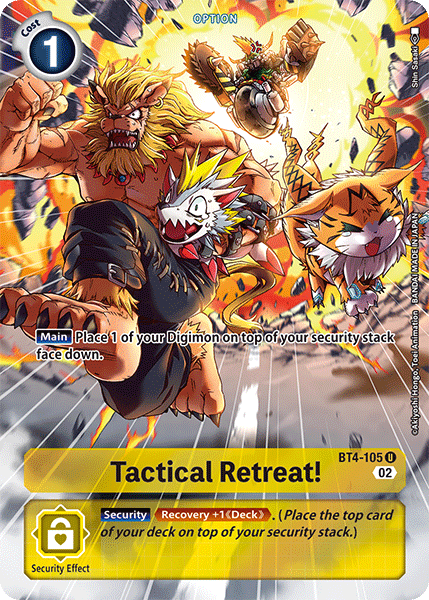 Tactical Retreat! BT4-105 (Alternate Art)
