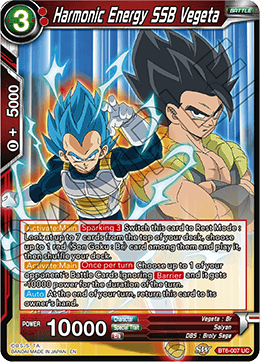 Harmonic Energy SSB Vegeta BT6-007