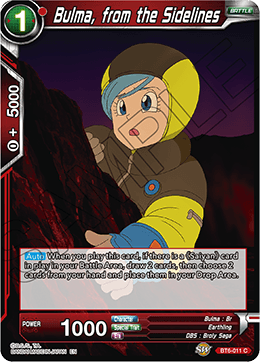 Bulma, from the Sidelines BT6-011