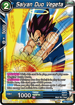 Saiyan Duo Vegeta BT6-034