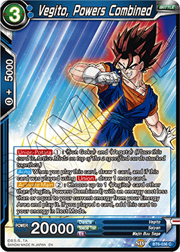 Vegito, Powers Combined BT6-036