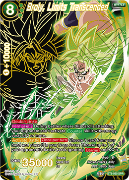 Broly, Limits Transcended BT6-060 (Special Rare)