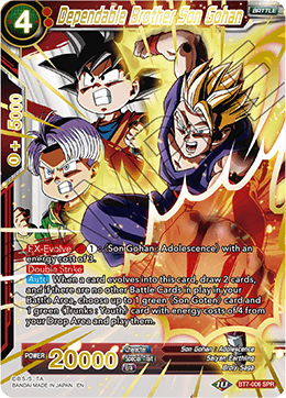 Dependable Brother Son Gohan BT7-006 (Special Rare)