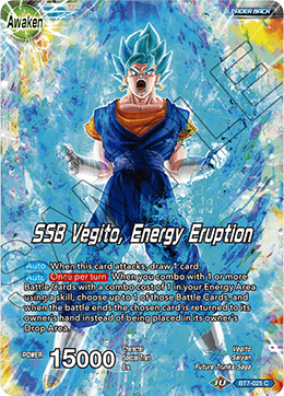 Son Goku & Vegeta // SSB Vegito, Energy Eruption BT7-025