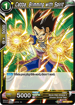 Cabba, Brimming with Spirit BT7-082