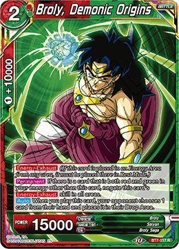 Broly, Demonic Origins BT7-117