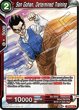 Son Gohan, Determined Training BT8-005