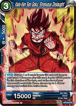 Kaio-Ken Son Goku, Strenuous Onslaught BT8-025