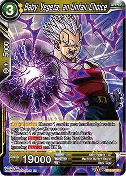 Baby Vegeta, an Unfair Choice BT8-082