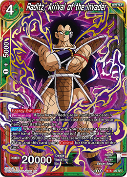 Raditz, Arrival of the Invader BT8-105