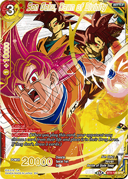 Son Goku, Dawn of Divinity BT8-109 (Special Rare)