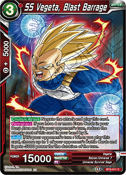 SS Vegeta, Blast Barrage BT9-011