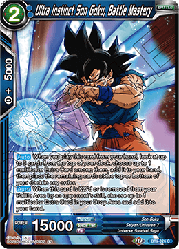 Ultra Instinct Son Goku, Battle Mastery BT9-026