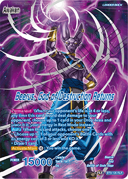 Beerus // Beerus, God of Destruction Returns BT9-126