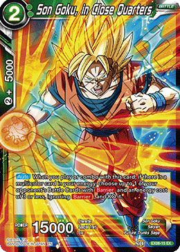 Son Goku, In Close Quarters EX06-15