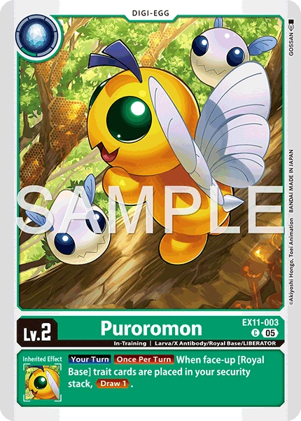 Puroromon EX11-003
