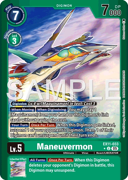 Maneuvermon EX11-033 (Limited Uncommon)
