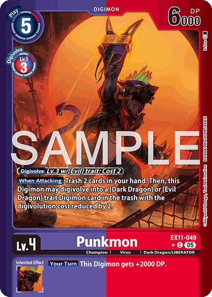 Punkmon EX11-049 (Limited Common)