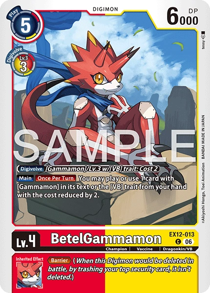 BetelGammamon EX12-013