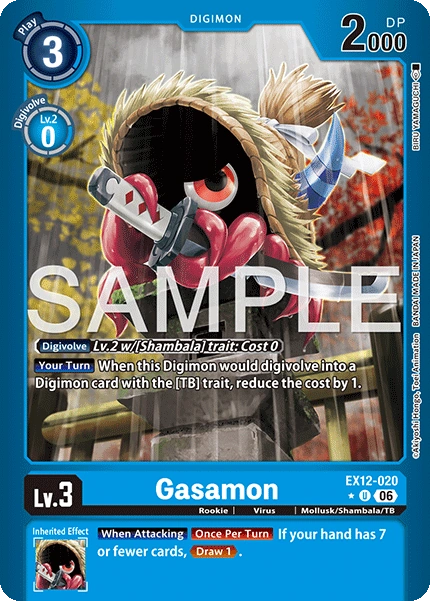 Gasamon EX12-020 (Limited Uncommon)