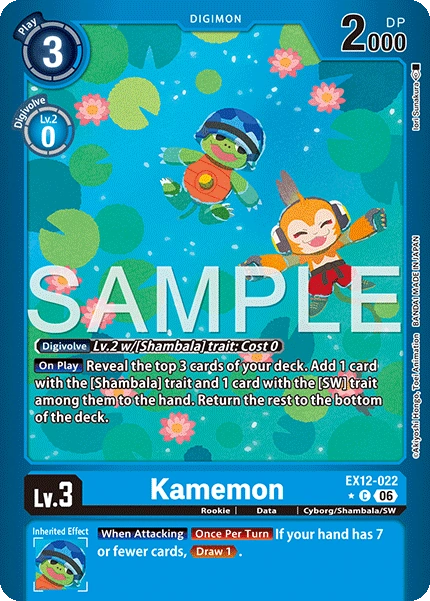 Kamemon EX12-022 (Limited Common)