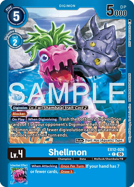 Shellmon EX12-026 (Limited Common)