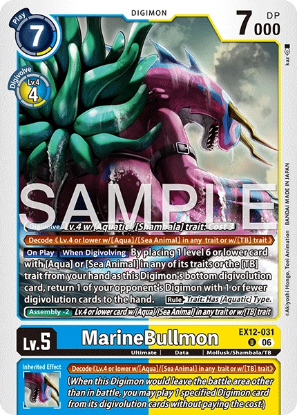 MarineBullmon EX12-031