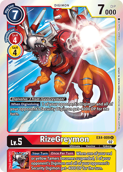 RizeGreymon EX4-009