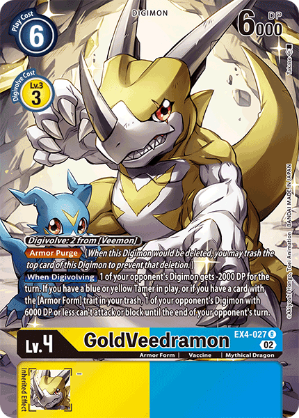 GoldVeedramon EX4-027 (Alternate Art)