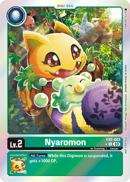 Nyaromon EX5-003 (Alternate Art)