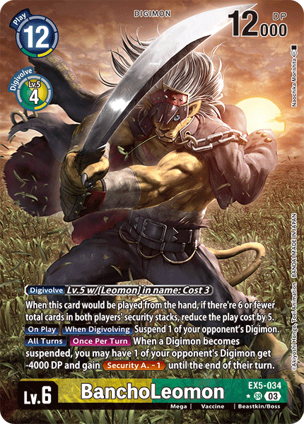 BanchoLeomon EX5-034 (Alternate Art)