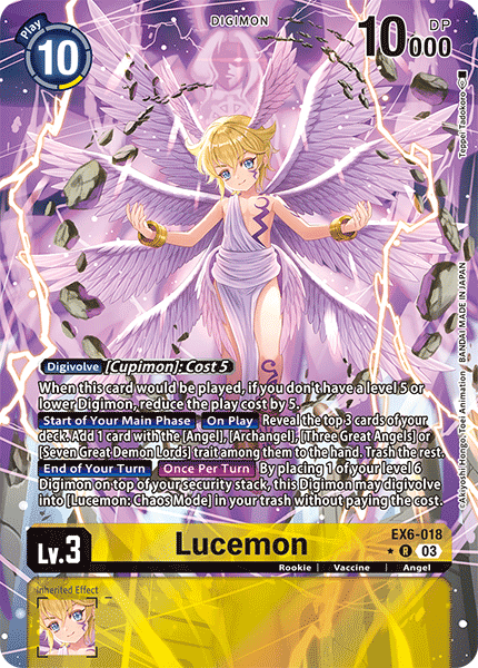 Lucemon EX6-018 (Alternate Art)