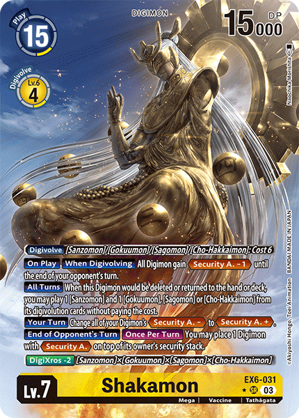Shakamon EX6-031 (Alternate Art)