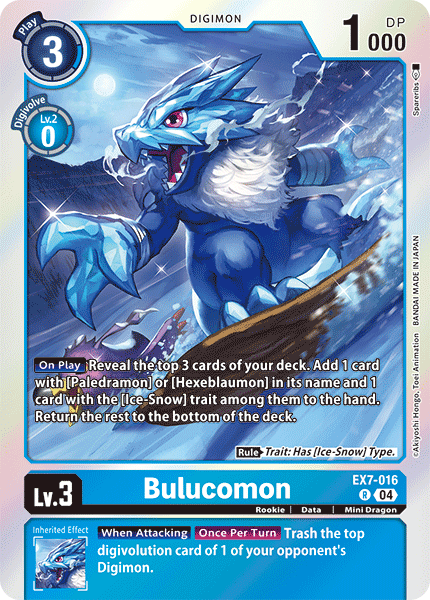 Bulucomon EX07-016