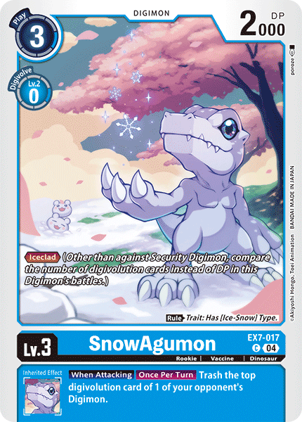 SnowAgumon EX07-017