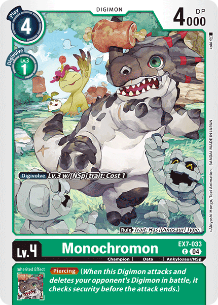 Monochromon EX07-033