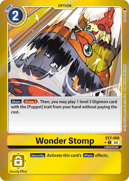 Wonder Stomp EX07-068 (Limited Common)