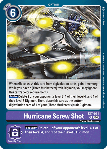 Hurricane Screw Shot EX07-071