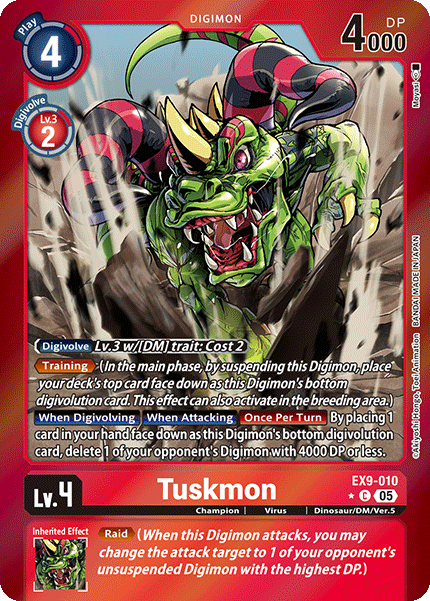 Tuskmon EX9-010 (Limited Common)