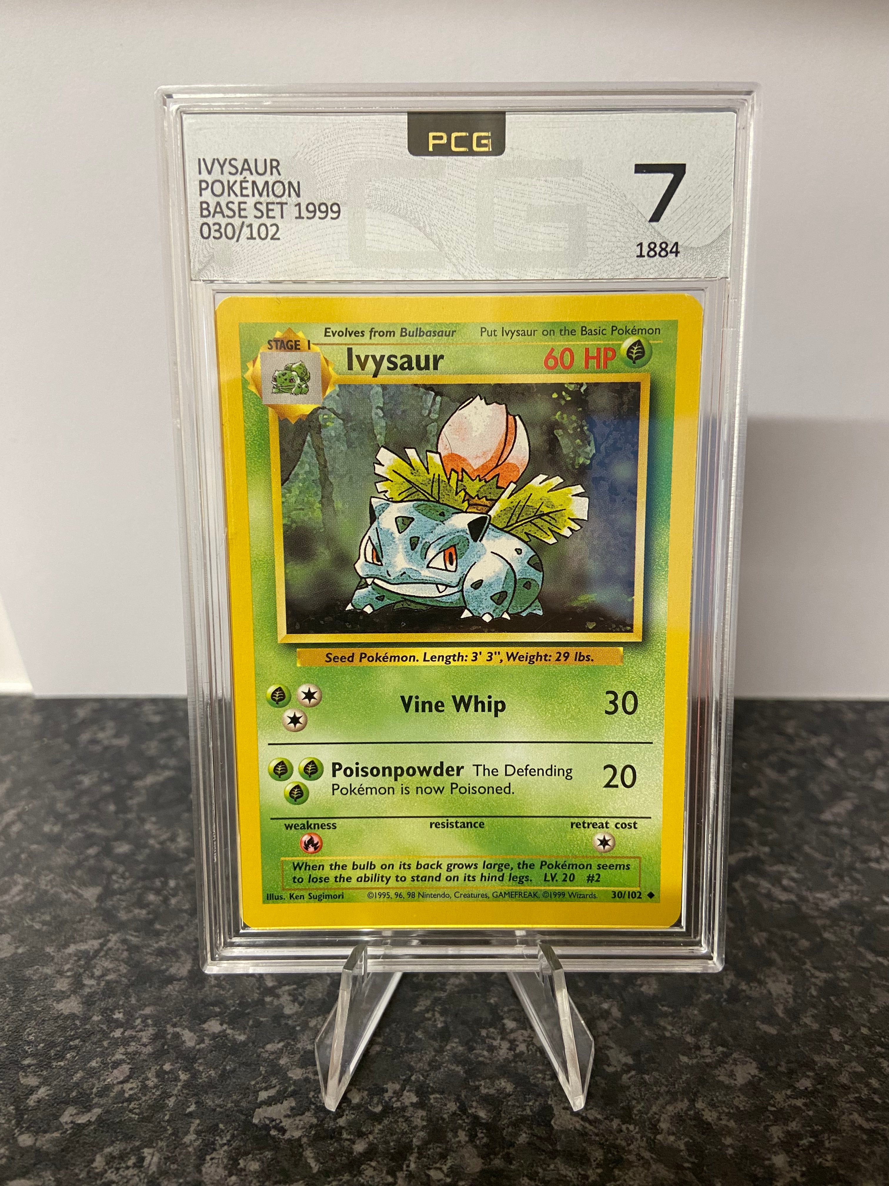 Pokemon TCG Ivysaur Base Set 30/102 - Grade 7 Princey's Pokemon TCG Ivysaur Base Set 30/102 - Grade 7 Princey's
