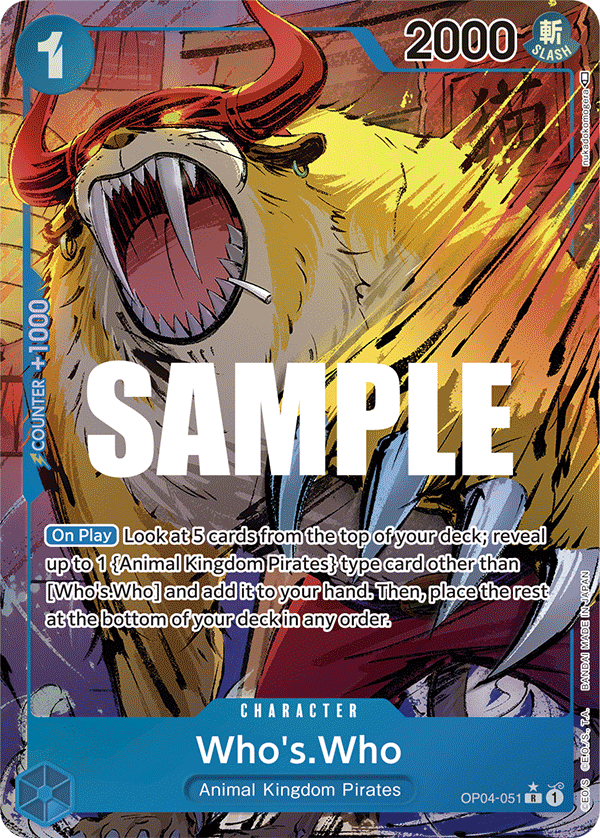 Who's.Who OP04-051 (Alternate Art)