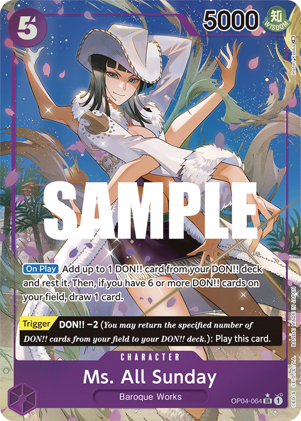 Ms. All Sunday OP04-064 (Alternate Art)