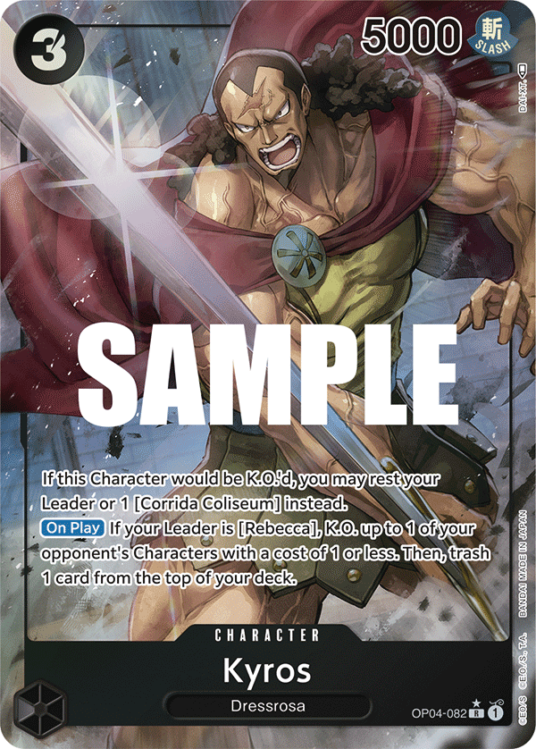 Kyros OP04-082 (Alternate Art)