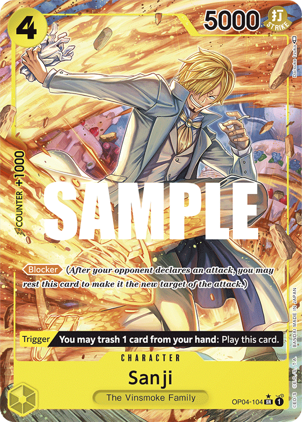 Sanji OP04-104 (Alternate Art)