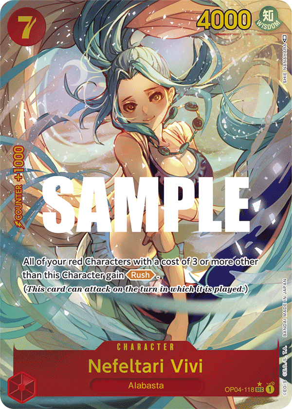 Nefeltari Vivi OP04-118 (Alternate Art)