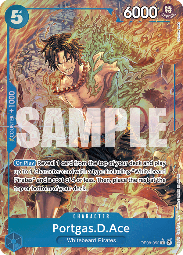 Portgas.D.Ace OP08-052 (Alternate Art)